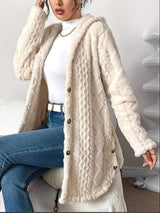 Soft Long Women's Cardigan with Hood – Marit