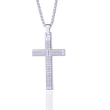 Kreuz-Halskette mit graviertem Vaterunser