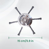 Brush Cutter Replacement Head – Steel Blades, 3 or 6 Pieces & Universal Fit