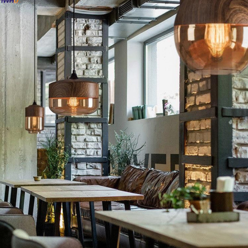NordLuna – Stylish Scandinavian Wooden Ceiling Lamp