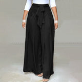 Plus-Size Wide-Leg Work Pants for Women - Stylish Fall Edition - Comfortable & Versatile Office Wear