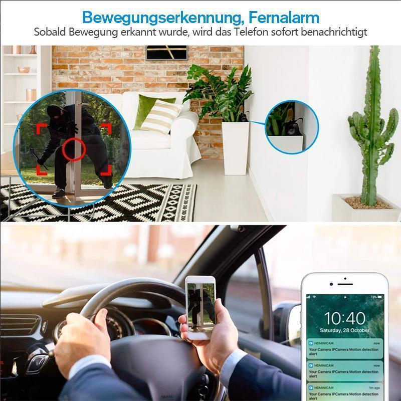 WiFi Mini Camera – 1080P, Magnetic Mount & Infrared Night Vision