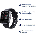 Glucowatch | Non-Invasive Blood Glucose Smartwatch – Real-Time Monitoring, Trend Tracking & Personalised Alerts Bowlift