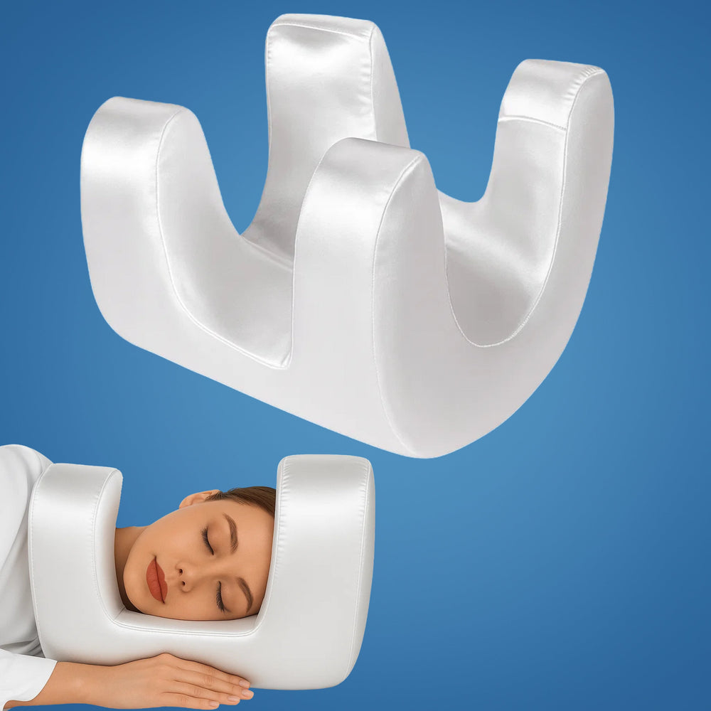 Memory Foam Beauty Pillow – Cooling U-Shape, Anti-Wrinkle & Side Sleeper Support