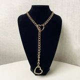BowLift | Gothic Punk Heart Necklace