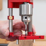 Woodworking Drill Stand – Alloy Steel, Adjustable Guide & 25×8×7cm