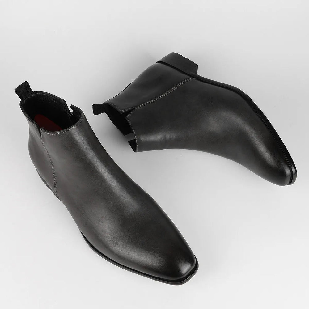 Lars – Classic Retro Leather Boots for Men