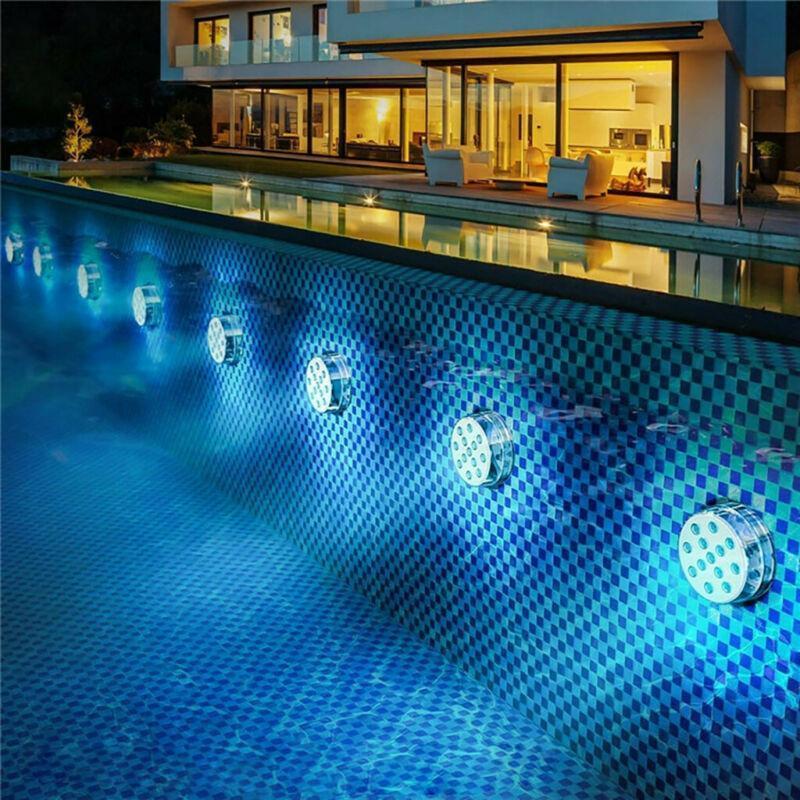 Submersible LED Pool Light – 16 Colors, IP68 Waterproof & Remote Control