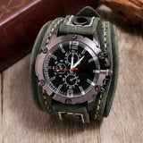 Classic Leather Strap Watch