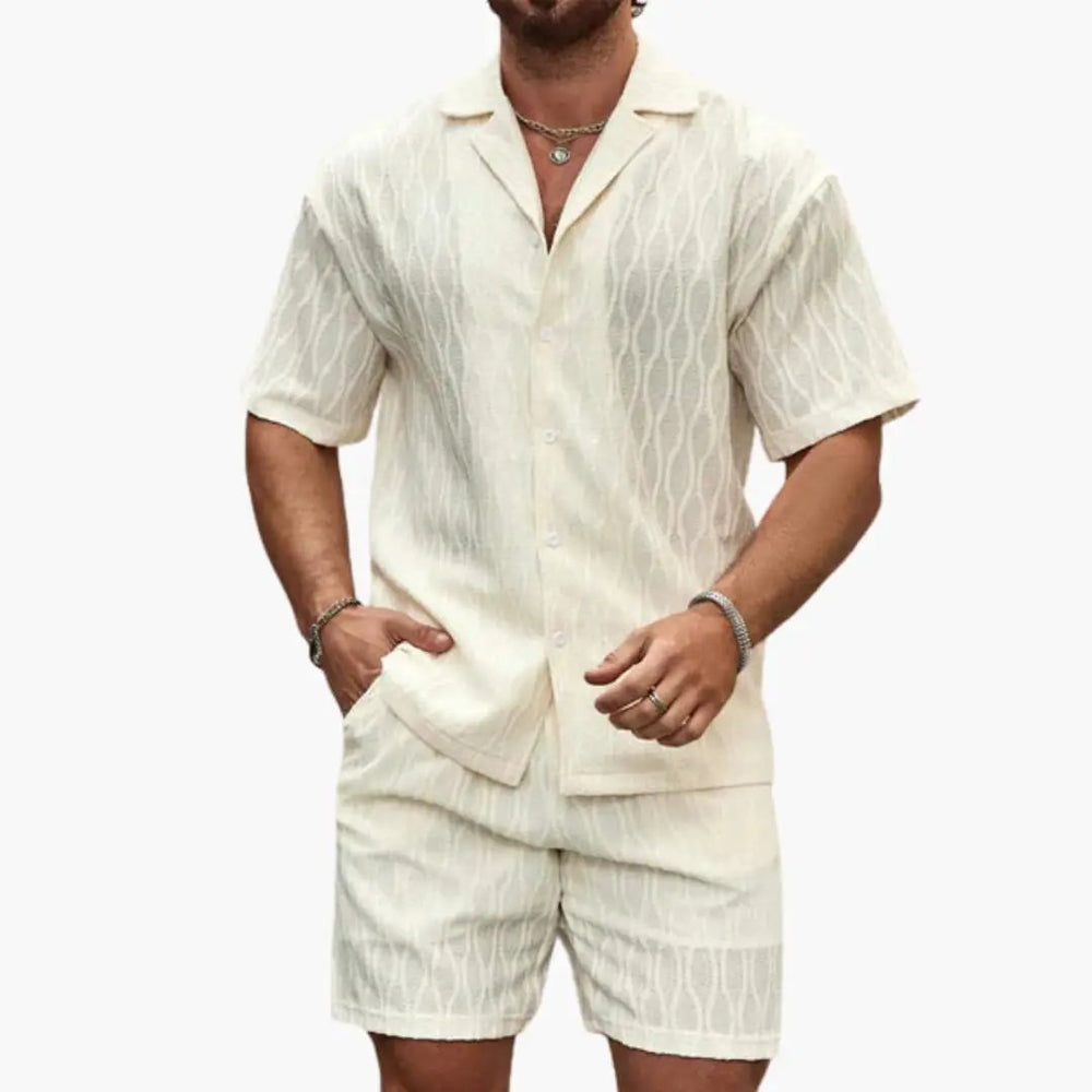 Two-Piece Set – Men's, Lightweight Fabric & Shorts