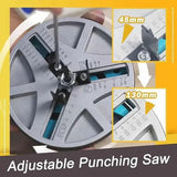 Optimized Product Title: **Verstellbarer Kreisschneider-Bohraufsatz für präzise Löcher von 45 bis 130 mm – Ideal für Holz, Kunststoff & Metall** 

This enhanced title includes relevant keywords and phrases that can improve visibility and attract potential