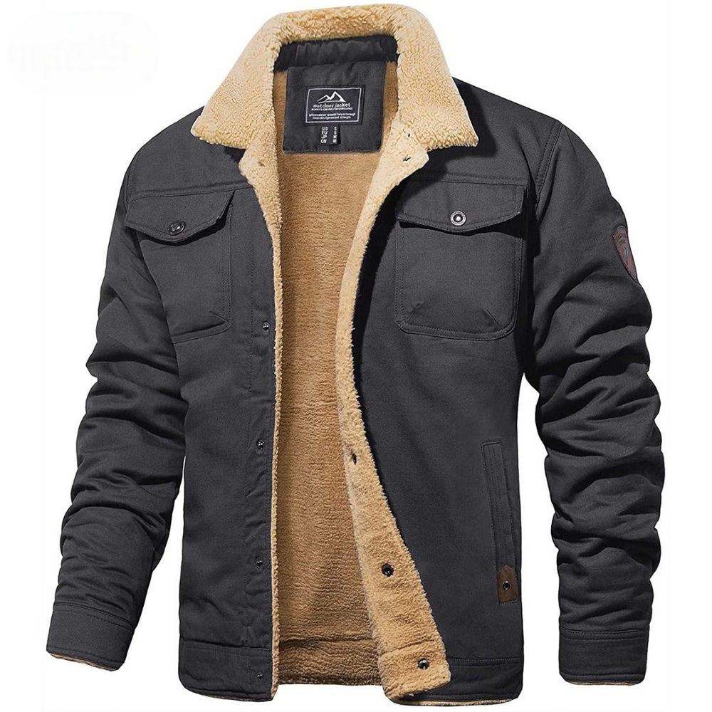 Enhanced Product Title: "Evander Premium Fleece Cargo Jacket for Men | Stylish & Comfortable Outdoor Wear" 

This optimized title includes relevant keywords while clearly describing the product, making it more appealing for Google Shopping searches.