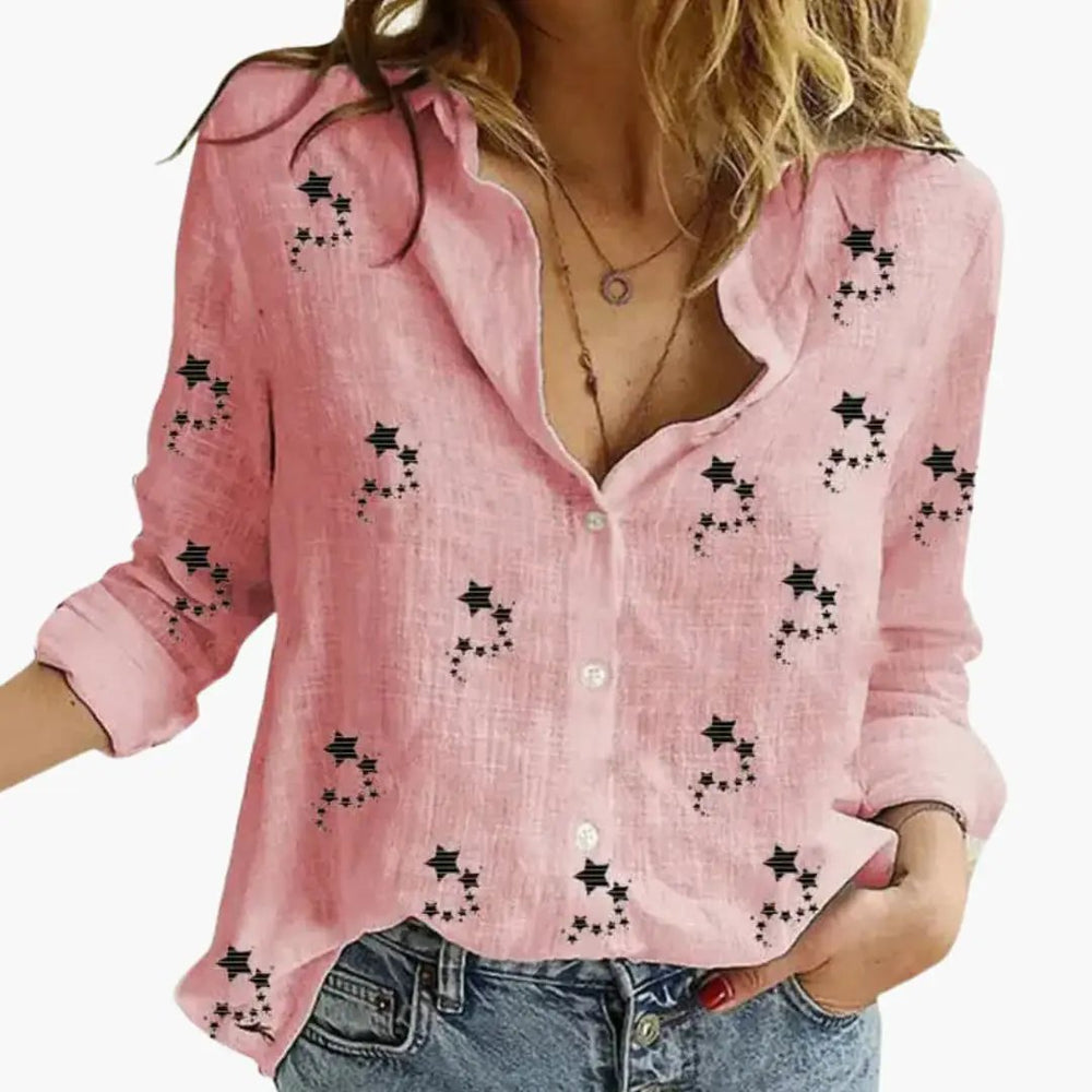 Women's Blouse – Floral Print & Versatile Style