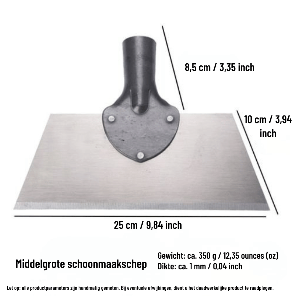 Garden Scraper Hoe – Manganese Steel Blade, Wooden Handle & 18/25/30cm Sizes