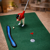 Indoor Mini Golf Set – 6 Interchangeable Clubs, Adjustable Course & Obstacles, Kids & Adults