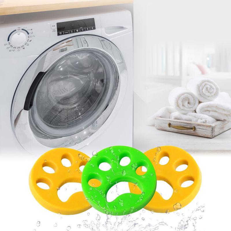 Silicone Pet Hair Remover Discs – Washer & Dryer, Reusable & 4-Pack