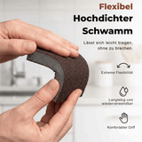 Aluminium Oxide Scouring Sponge – Heavy-Duty, Removable Handle & 5-Pack