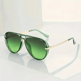Double-Bridge Aviator Sunglasses – Lightweight Metal Frame, 4 Colors, Unisex