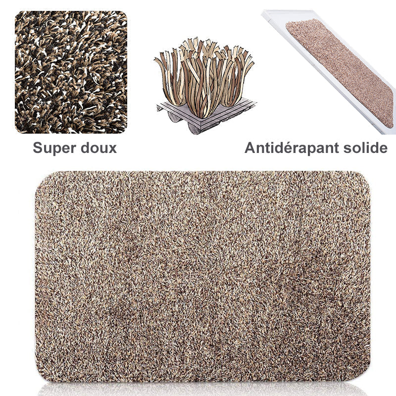 Ultra-Absorbent Door Mat – Nano-Tech, 70×45cm, Non-Slip Rubber Base & Machine Washable