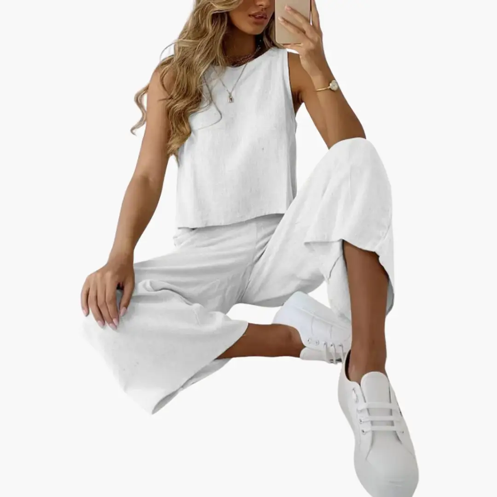 Women's Two-Piece Set – Comfortable Fit & Summer Casual Style