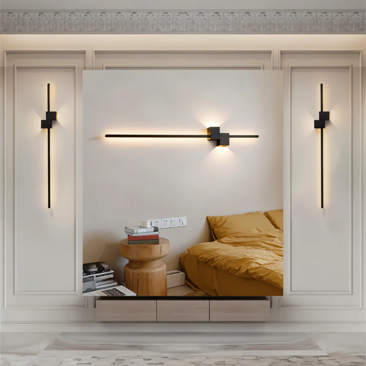 LED Wall Light – Modern Minimalist Design, Warm White Glow &amp; Aluminium Build