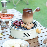 Optimized Product Title: **Tragbarer 28 cm Holzkohlegrill mit Holzgriffen – Ideal für Camping, Picknick & Garten** 

This title includes relevant keywords and highlights the product's features and potential uses, making it more appealing for Google Shoppi