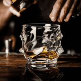 Crystal Whiskey Glasses – Faceted Design, Heavy Base & Sets of 2, 4, 6 or 8