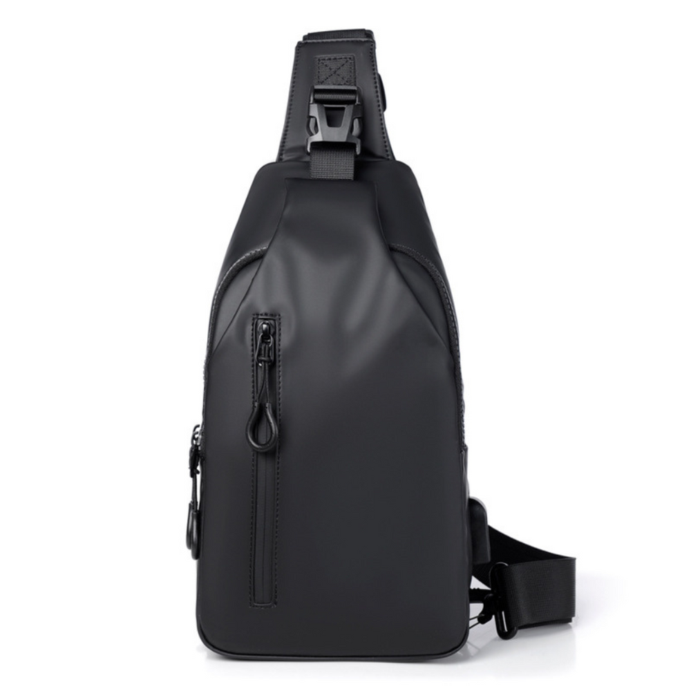 Unisex Anti-Theft Crossbody Bag – Waterproof Polyester, Hidden Pockets & Adjustable Strap