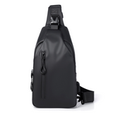 Unisex Anti-Theft Crossbody Bag – Waterproof Polyester, Hidden Pockets & Adjustable Strap