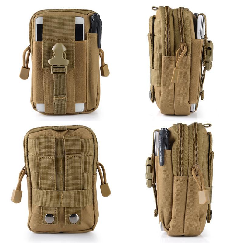 Tactical Waist Bag – Water-Resistant Nylon, MOLLE System & Belt Loop