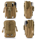 Tactical Waist Bag – Water-Resistant Nylon, MOLLE System & Belt Loop