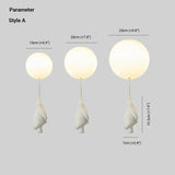Kids' Ceiling Lamp with Bear and Balloon - CloudBear