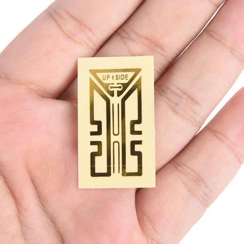 Cell Phone Signal Booster Stickers – Universal Compatibility, 3.5×2cm, Gold