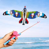 Kids Kite with Fishing-Rod Handle – 50 m Line, Fiberglass Frame & Easy Control