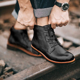 Atlas Men's Orthopedic Leather Boots