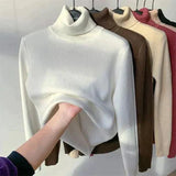 Enhanced Product Title: "Leonie Women's Beige Turtleneck Sweater with Cozy Fleece Lining - Stylish & Warm Knit Pullover" 

This title includes relevant keywords while emphasizing the product's features and appeal.