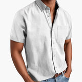 Men's Short-Sleeve Shirt – Chest Pocket, Lightweight & Breathable