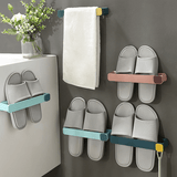 No-Drill Wall Shoe Holder – Adhesive Mount, PP Plastic & 4 Colors
