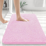 Chenille Bath Mat – Non-Slip PVC Backing, Ultra-Absorbent & 3 Sizes