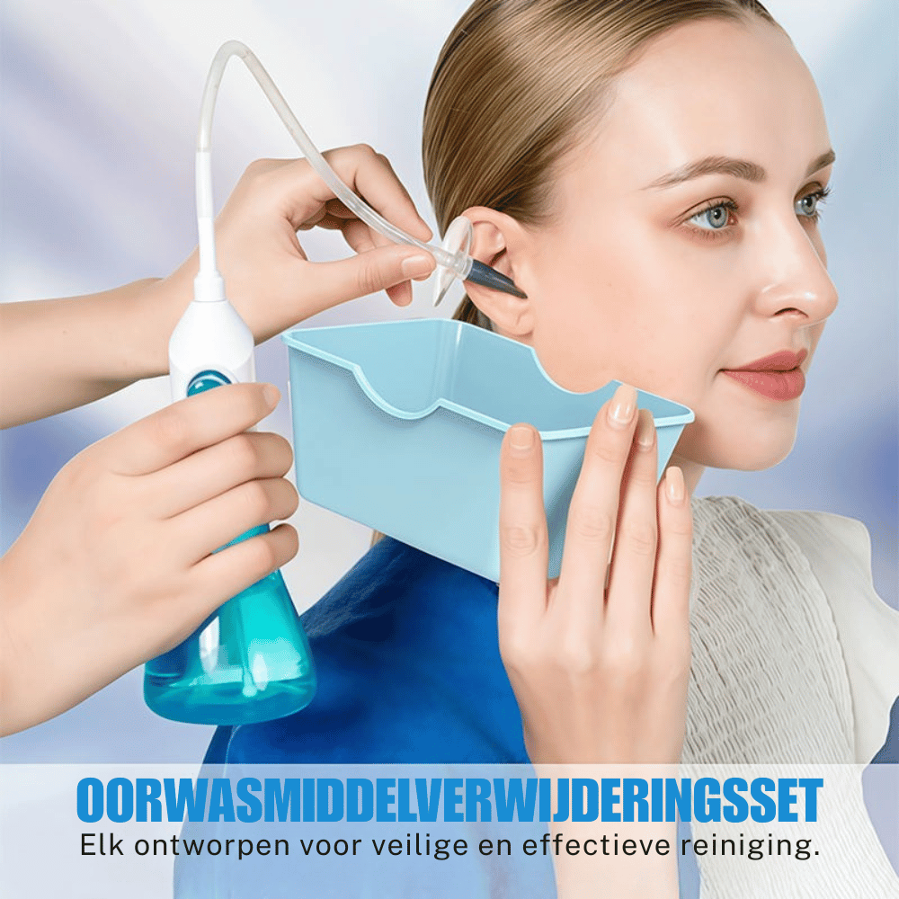 Water Pressure Ear Cleaner Kit – Gentle Earwax Removal, Reusable Tips, PC Material