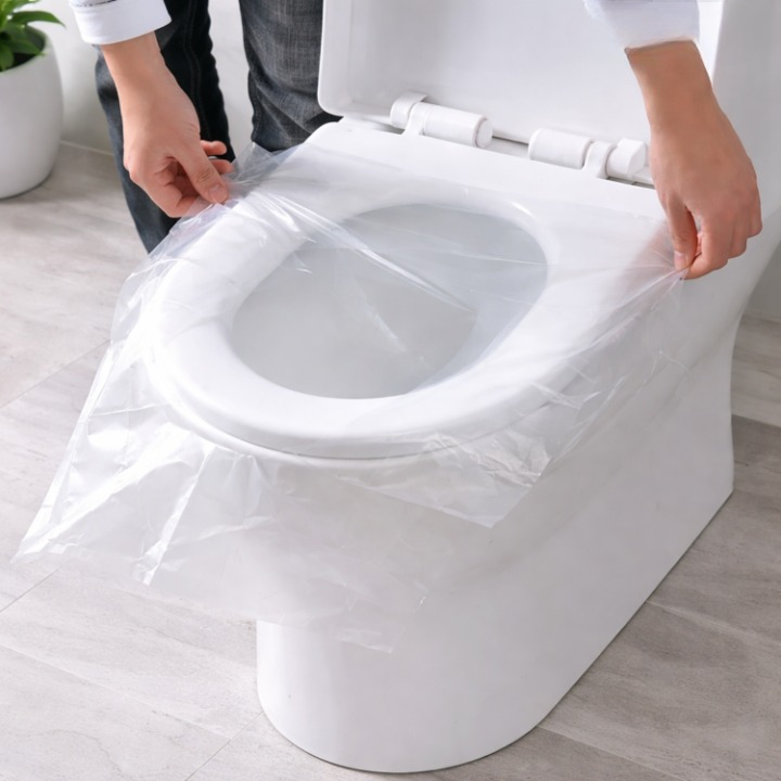 Disposable Toilet Seat Covers – Biodegradable, Universal Fit & 50-Pack
