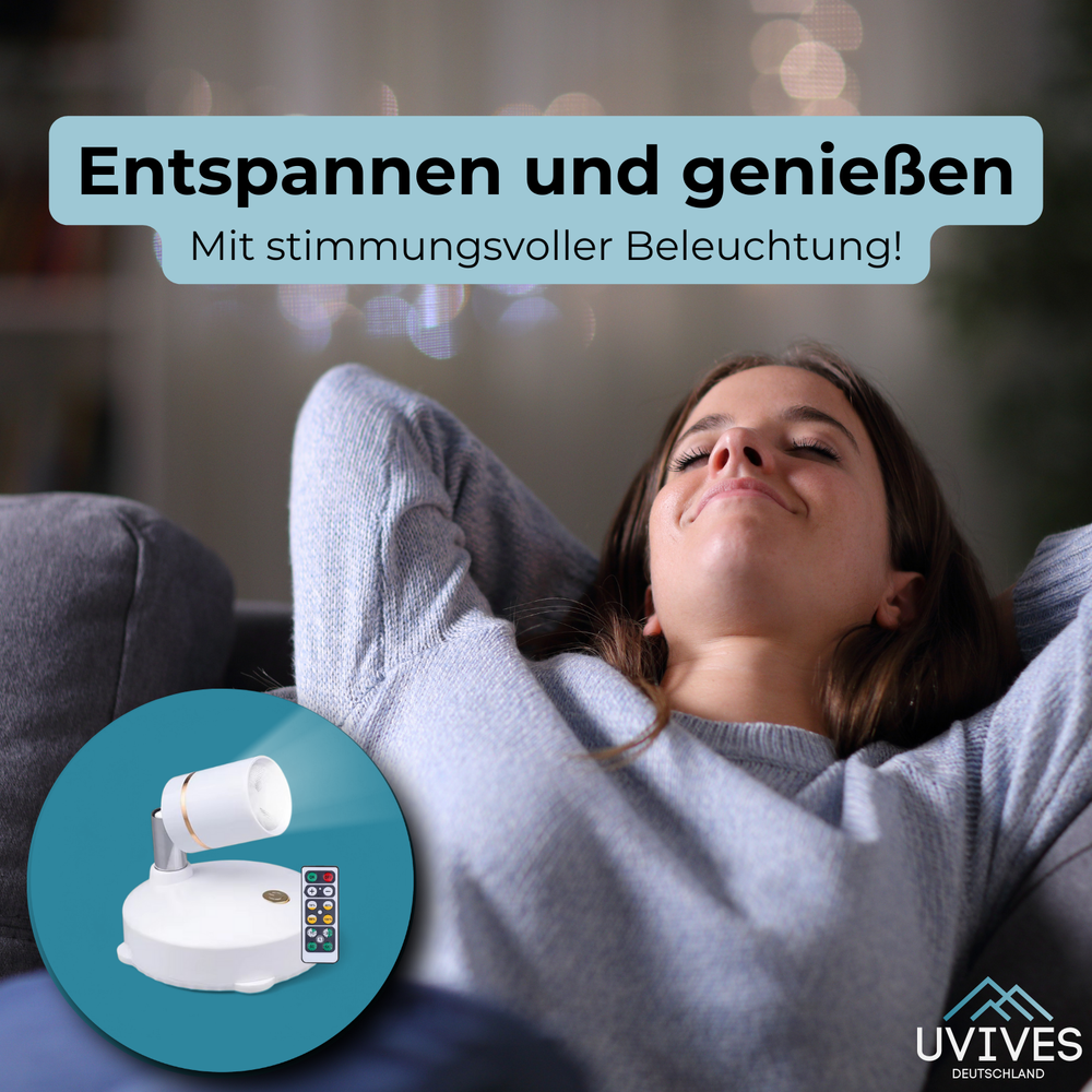 Enhanced Product Title: **Kabellose Dimmbare LED-Leuchte mit Fernbedienung – Flexibel und Kabelos für Innen- und Außenbereich** 

This title includes relevant keywords while providing more detail about the product's features and potential uses, making it