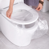Disposable Toilet Seat Covers – 50-Pack, Biodegradable & Universal Fit