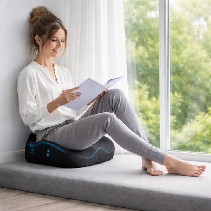 Optimized Product Title: Ergonomisches Memory-Foam-Sitzkissen mit Rutschfester Unterseite für Optimalen Komfort und Unterstützung – Ideal für Büro, Auto und Zuhause