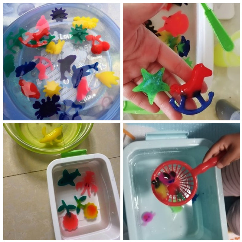 Kids Water Magic Craft Set – 12 Colors, Non-Toxic & Figure Molding