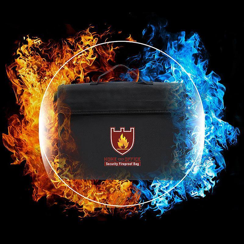 Fireproof Document Bag – Heat-Resistant to 1093°C, Waterproof, 38×28cm