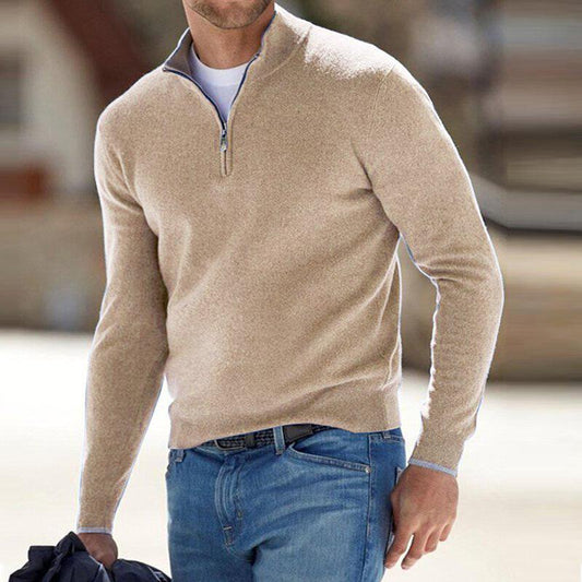 Erik™ Premium Zip-Up Pullover – Stylish & Comfortable Men's Sweater for All Seasons