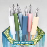 Präzisions-Schneide-Stift mit 360° Drehklinge – 6er Set für präzises Schneiden und Basteln