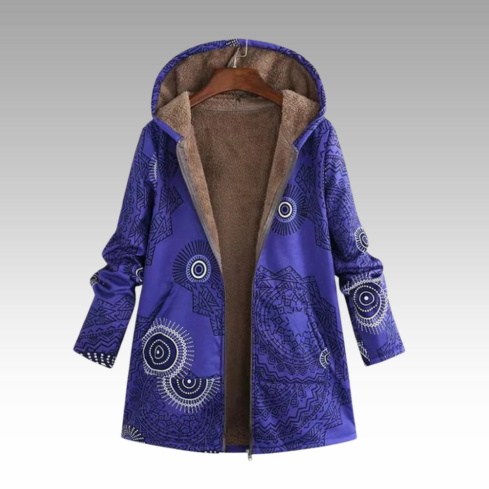Enhanced Product Title: Cozeva™ Boho-Inspired Winter Jacket - Stylish & Cozy Outerwear for Cold Weather 

This title includes relevant keywords while emphasizing style and comfort, making it more appealing for Google Shopping searches.