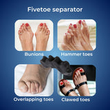 FlexAlign Toe Spacer | Toe Realignment and Pain Relief – Ideal for Bunions - Overlapping Toes - and Foot Comfort Bowlift